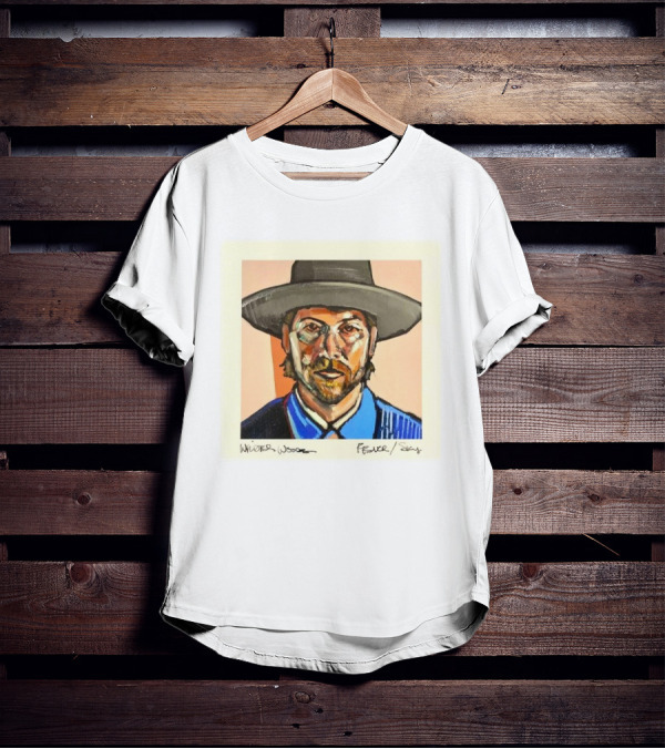 Wilder Woods Fever Sky Painting Portrait Hat Bold Brushstrokes T-Shirt
