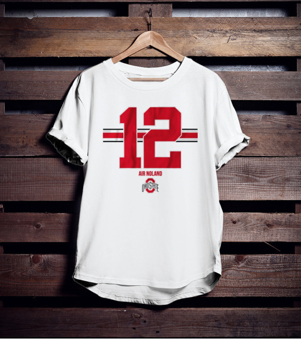 Ohio State Football Air Noland 12 Ohio State T-Shirt