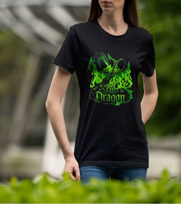 Bleucan Tail Of The Dragon Dare To Ride Fiery Track T-Shirt