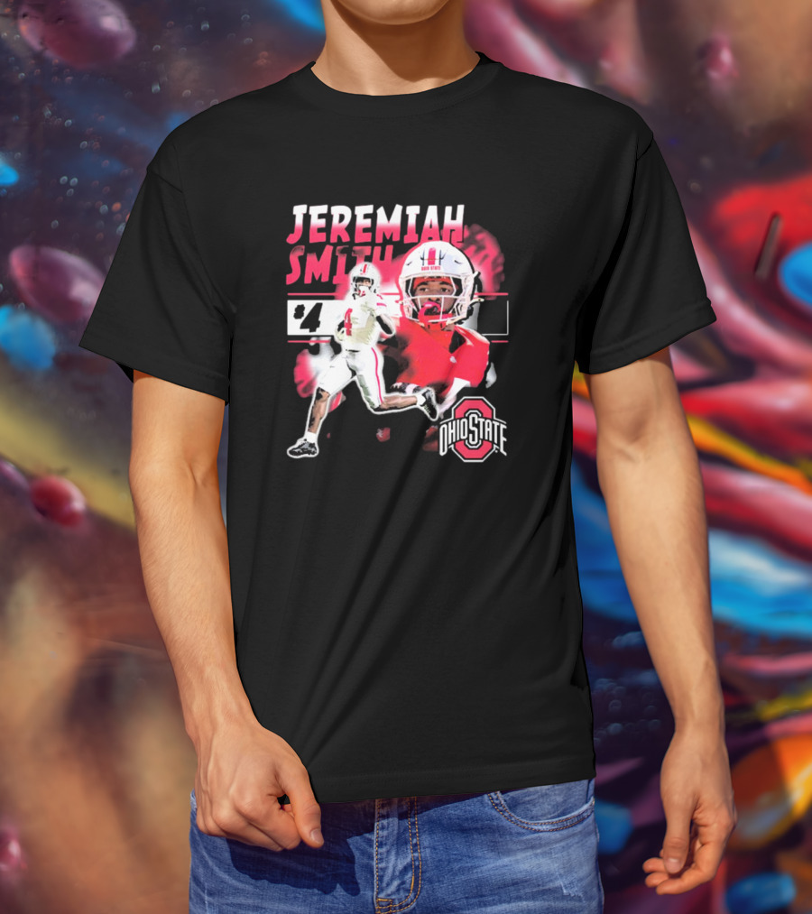 Jeremiah Smith #4 Ohio State Buckeyes Football Freshman Achievement T-Shirt