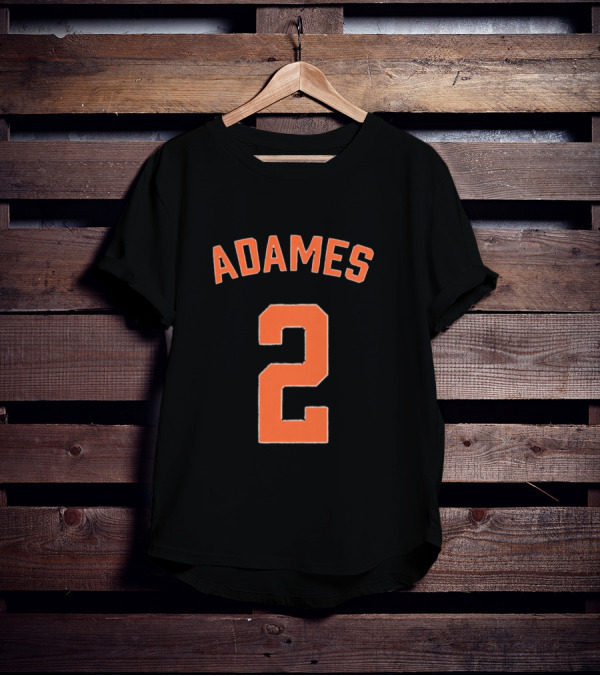 Adames Number 2 San Francisco Giants MLB Baseball 2025 T-Shirt