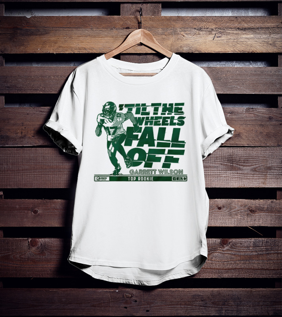 ‘Til The Wheels Fall Off Garrett Wilson Top Rookie New York Jets NFL T-Shirt