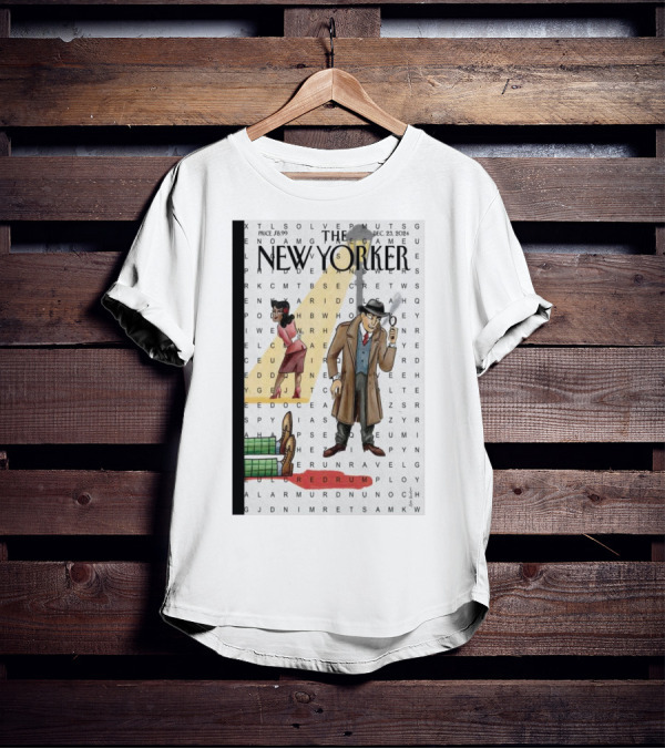 The New Yorker Kate Beaton Murder Mystery Redrum Dec 23 T-Shirt