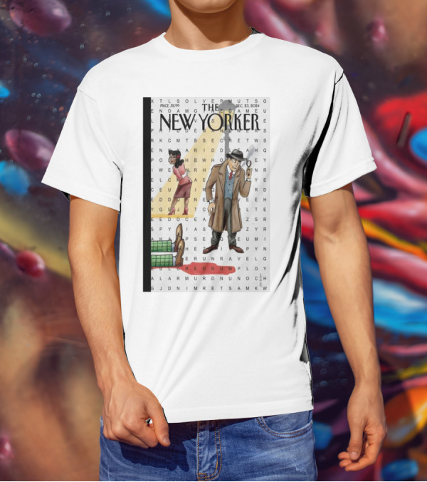 The New Yorker Kate Beaton Murder Mystery Redrum Dec 23 T-Shirt