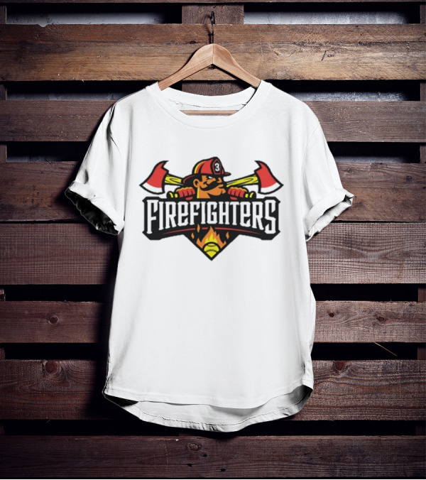The Savannah Bananas Firefighters Logo Baseball Holiday Tailgaters New T-Shirt