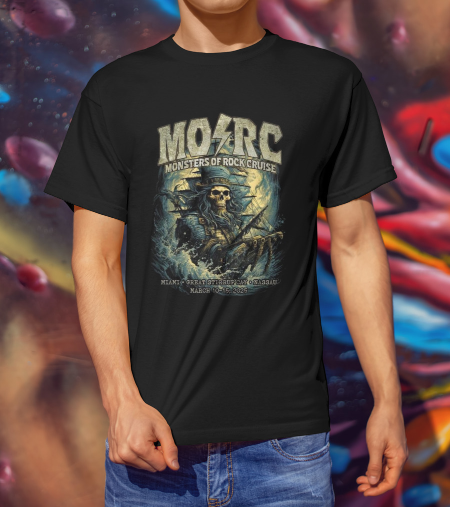 Night Ranger To Rock The Monsters Of Rock Cruise Miami Nassau March 10-15 2025 T-Shirt