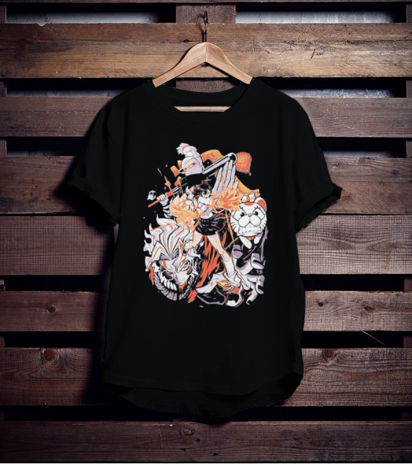 Doodle Toon Dandadan Manga Character Compilation T-Shirt