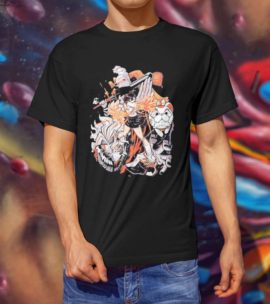 Doodle Toon Dandadan Manga Character Compilation T-Shirt