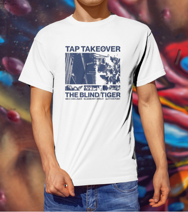 Tap Takeover The Blind Tiger Mex Can Lager Blueberry Wheat Glitter Pony T-Shirt