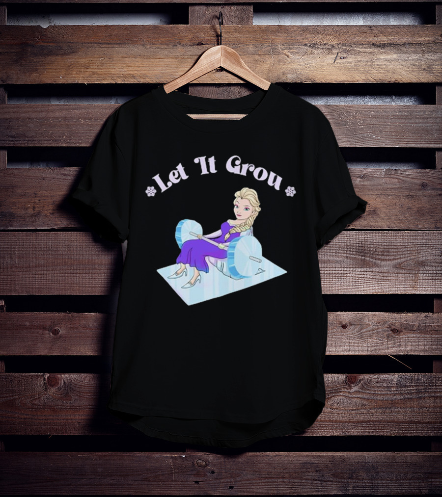 Elsa Let It Grow Frozen Exercise T-Shirt