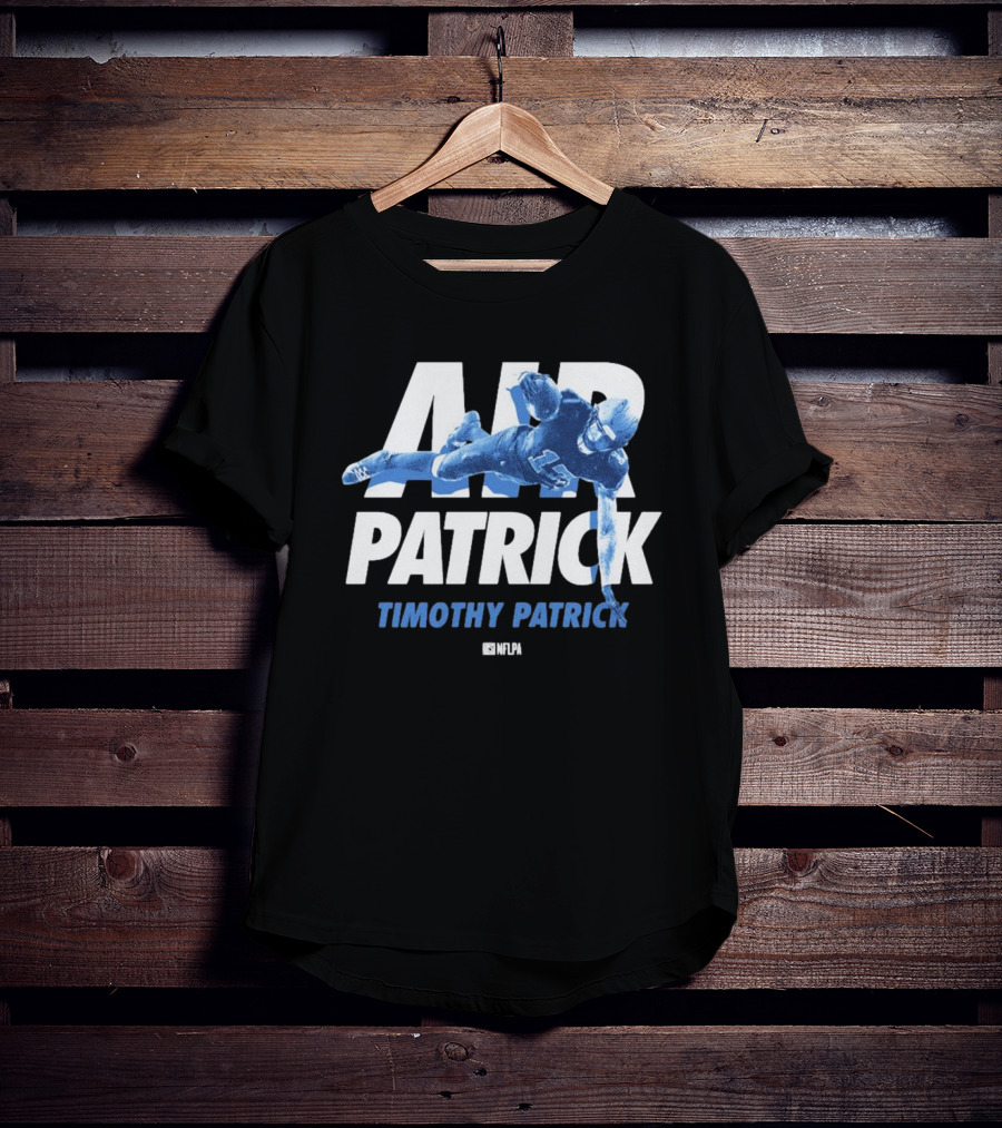 Timothy Patrick Air Patrick NFLPA Football Player Detroit Lions T-Shirt