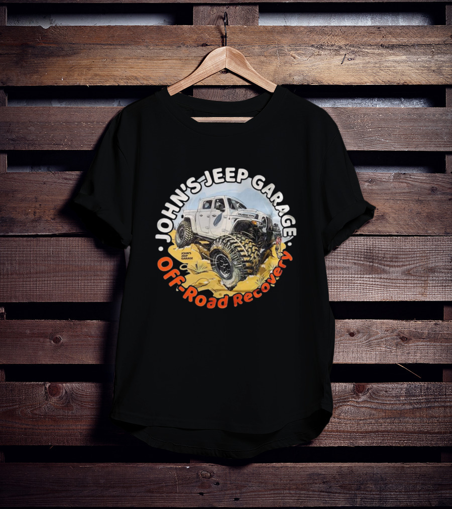 JOHN'S JEEP GARAGE RUBICON OFF-ROAD RECOVERY T-Shirt