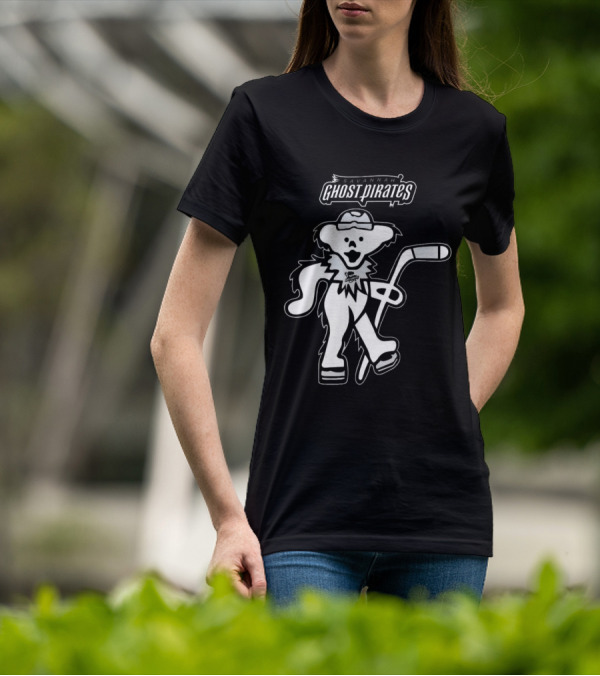 Savannah Ghost Pirates Grateful Dead Bear Hockey 2025 T-Shirt