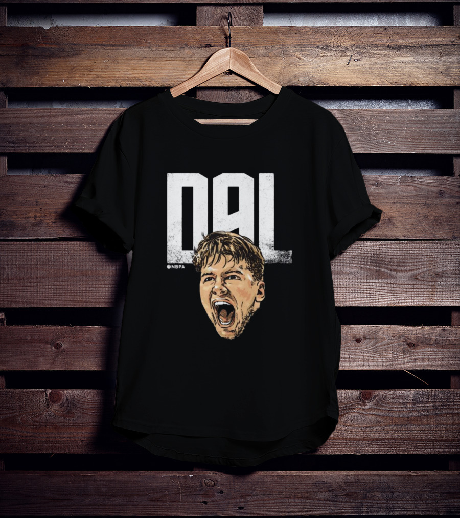 Luka Doncic DAL Dallas Mavericks NBPA Abbreviation Signature T-Shirt