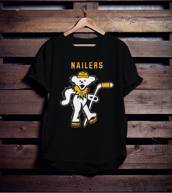Wheeling Nailers Grateful Dead Night 2025 Happy Time Hockey Event T-Shirt