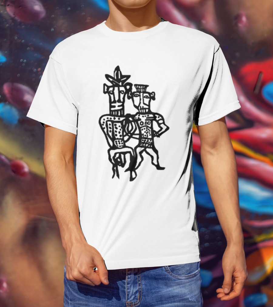 Dan Mcclellan Yhwh And His Asherah Iconic Ancient Figures T-Shirt