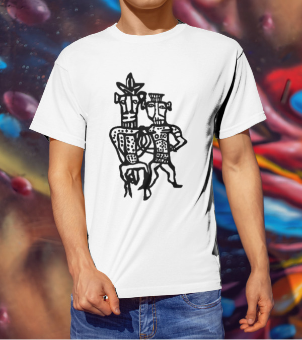 Dan Mcclellan Yhwh And His Asherah Iconic Ancient Figures T-Shirt