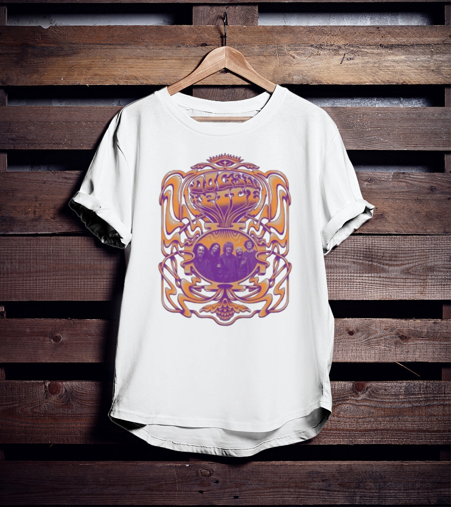 Dogs In A Pile Psychedelic Band Member T-Shirt