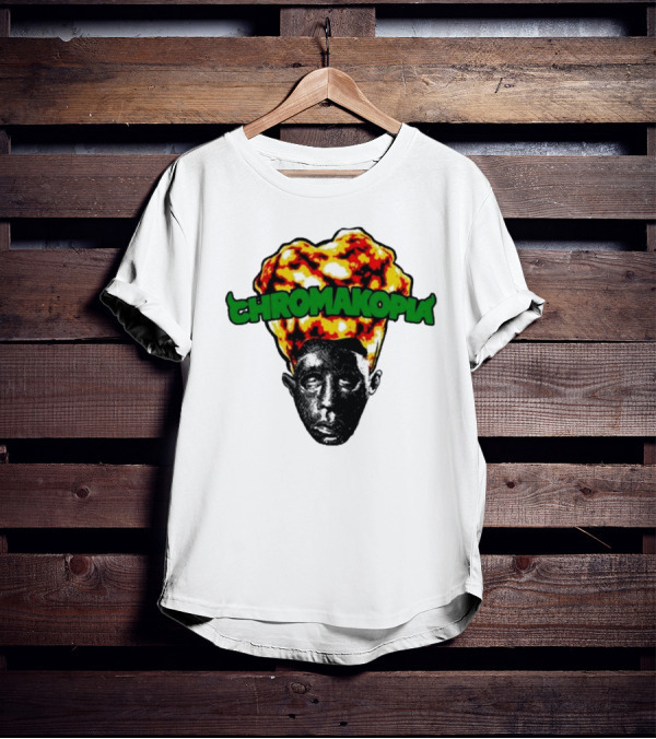Feliciathegoat Chromakopia Fire Face With Flaming Hair T-Shirt
