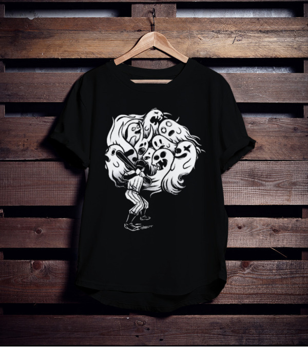 Fangamer Off Corrupted Children Baseball Ghosts T-Shirt