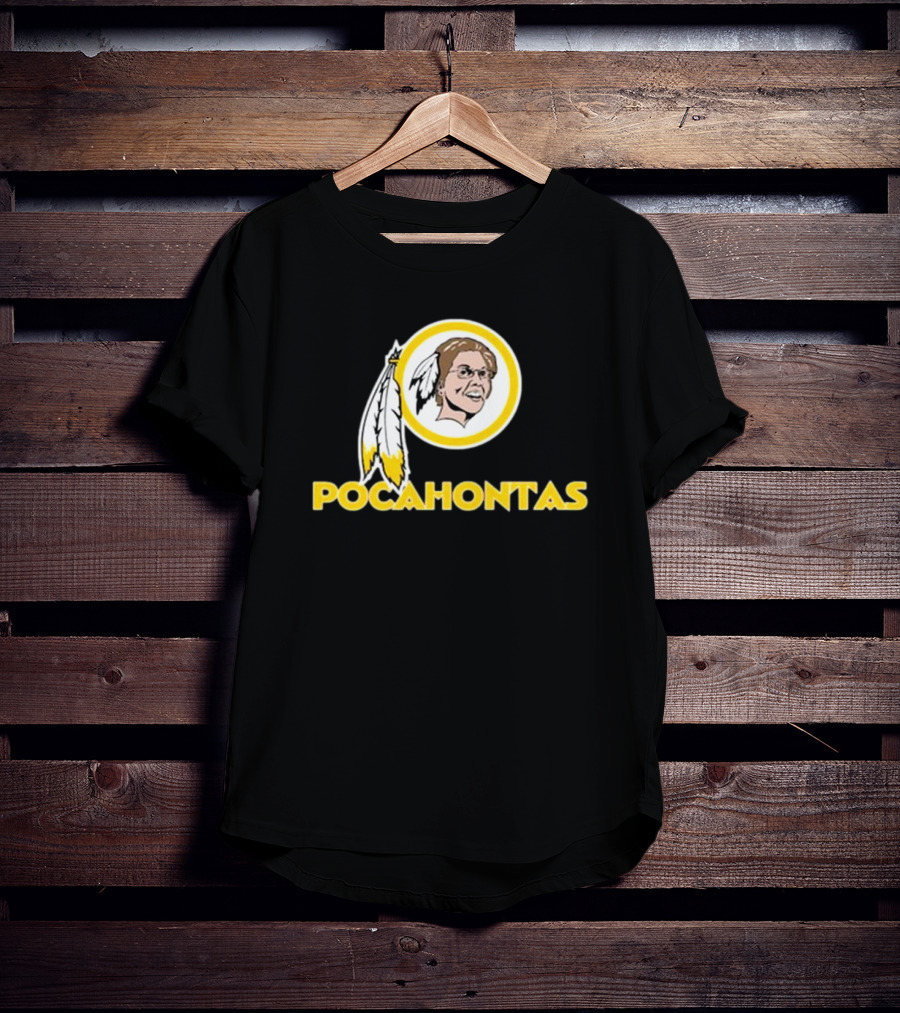 Pocahontas Redskins Parody NFL T-Shirt