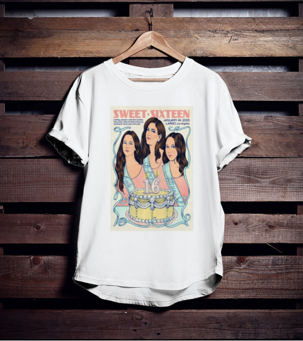 Sweet Sixteen 2025 Allison Crutchfield D’Arcy Carden Largo Los Angeles T-Shirt