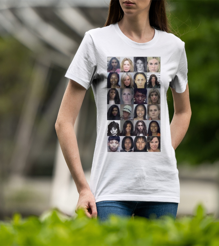 Karen Huger Real Housewives Mugshot Wall Of Fame Photos T-Shirt