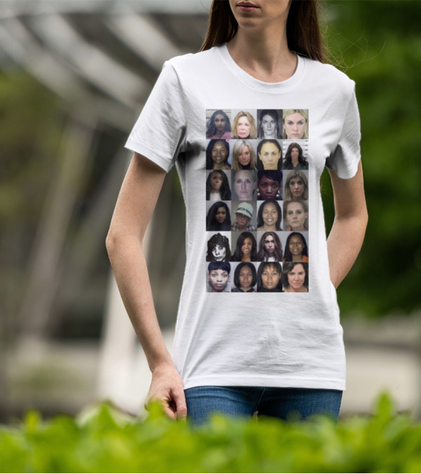 Karen Huger Real Housewives Mugshot Wall Of Fame Photos T-Shirt