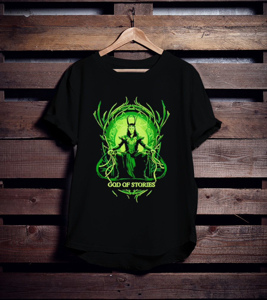 God Of Stories Loki Norse Mythology Character T-Shirt