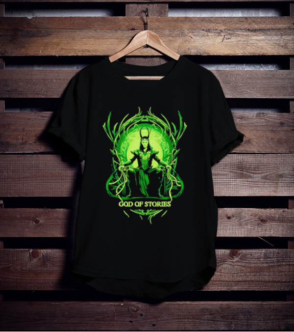 God Of Stories Loki Norse Mythology Character T-Shirt