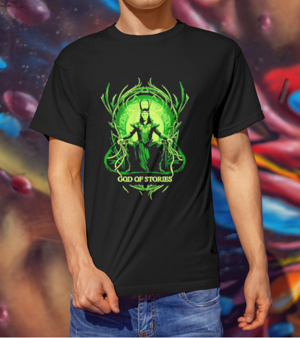 God Of Stories Loki Norse Mythology Character T-Shirt
