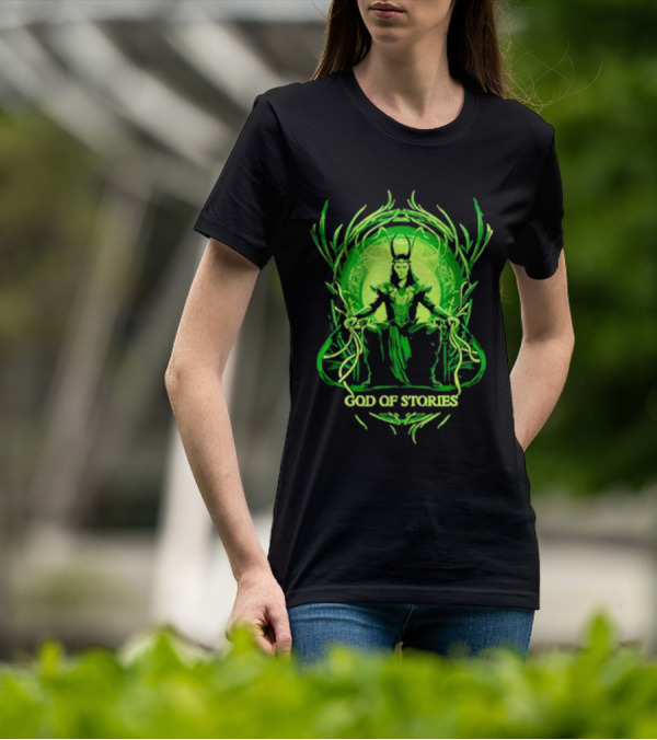 God Of Stories Loki Norse Mythology Character T-Shirt