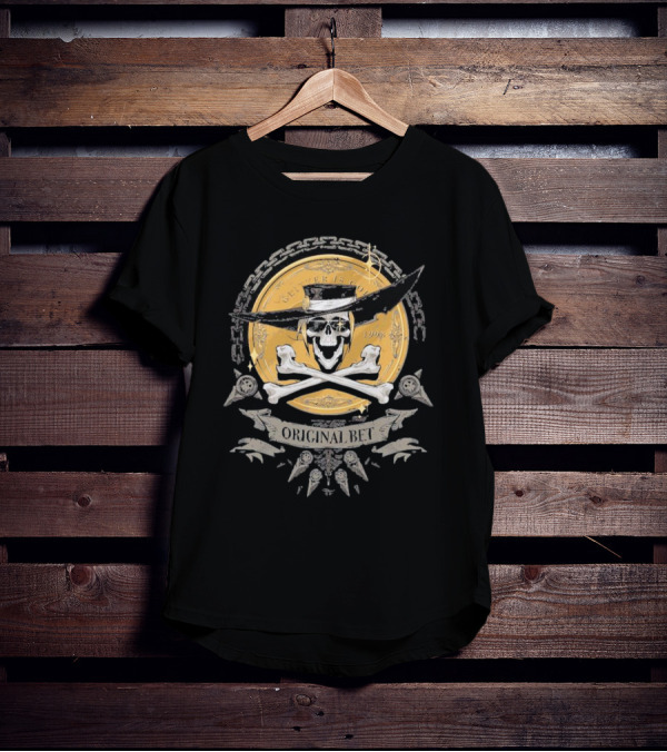 Guilty Gear Johnny Original Bet Skull And Crossbones T-Shirt