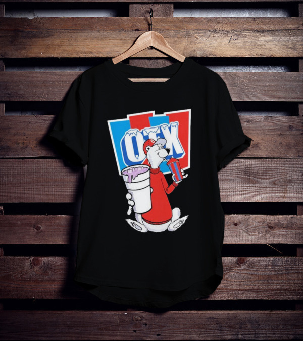 Otx Boyz So Icee Polar Bear Double Cup Red Blue White T-Shirt
