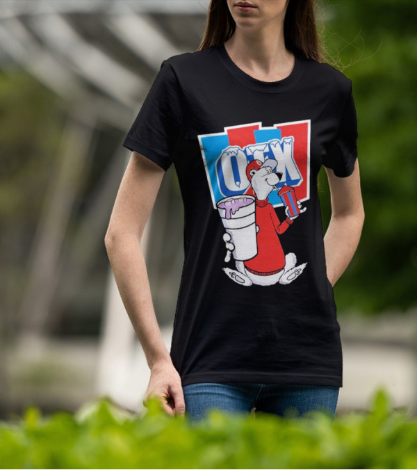 Otx Boyz So Icee Polar Bear Double Cup Red Blue White T-Shirt