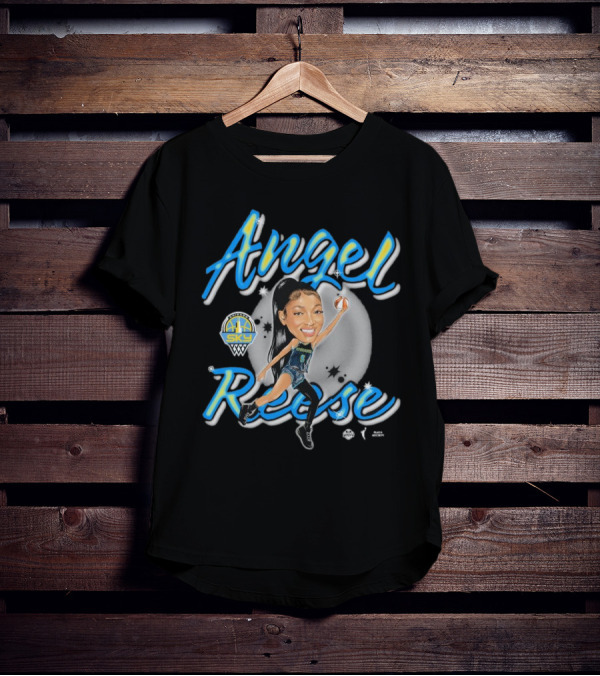 Angel Reese Premium Playa Society Sky Basketball Star T-Shirt