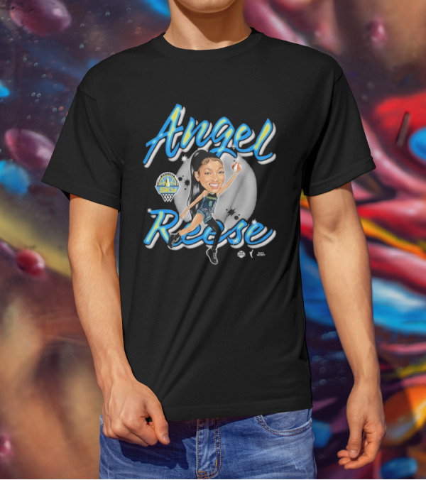 Angel Reese Premium Playa Society Sky Basketball Star T-Shirt