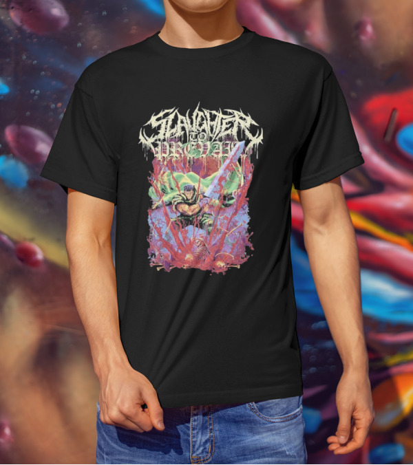 Slaughter To Prevail Guts Berserker Warrior With Sword In Blood And Guts T-Shirt