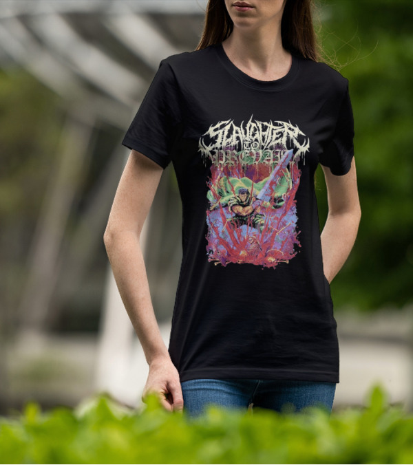 Slaughter To Prevail Guts Berserker Warrior With Sword In Blood And Guts T-Shirt