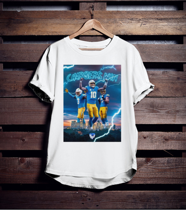 Chargers Win Los Angeles Chargers Electric TNF On Prime T-Shirt