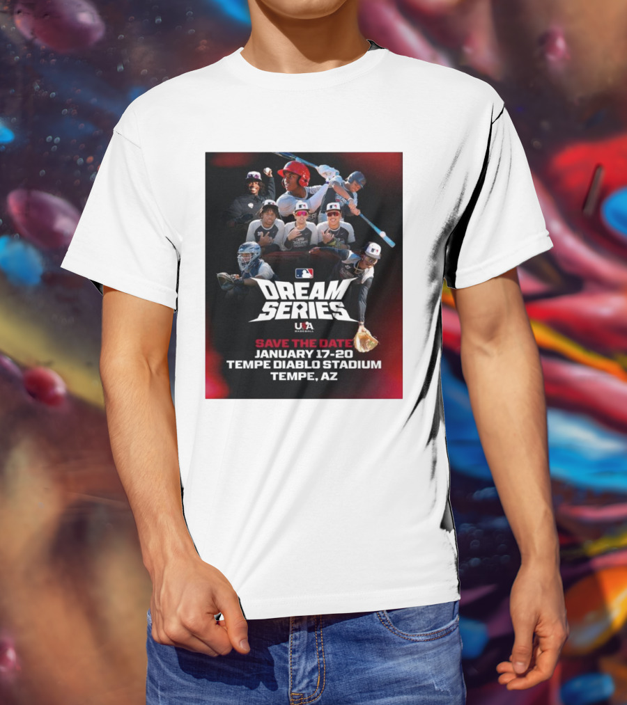 MLB USA Baseball Dream Series January 17-20 Tempe Diablo Stadium Tempe AZ T-Shirt