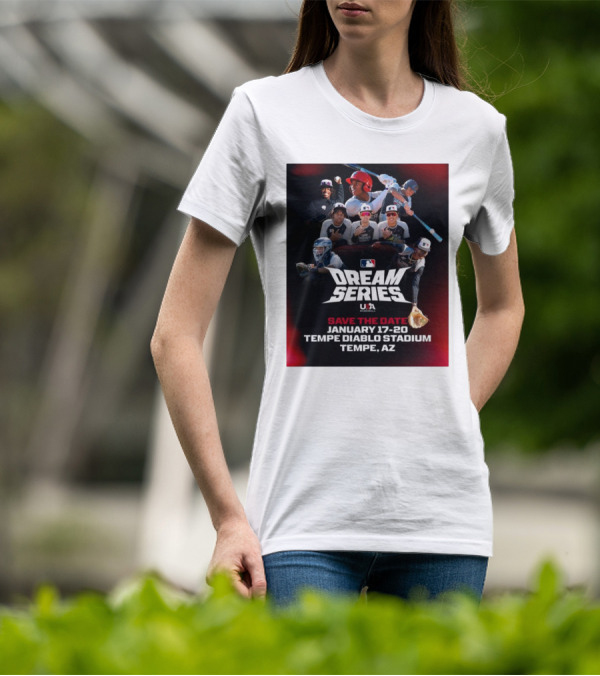 MLB USA Baseball Dream Series January 17-20 Tempe Diablo Stadium Tempe AZ T-Shirt