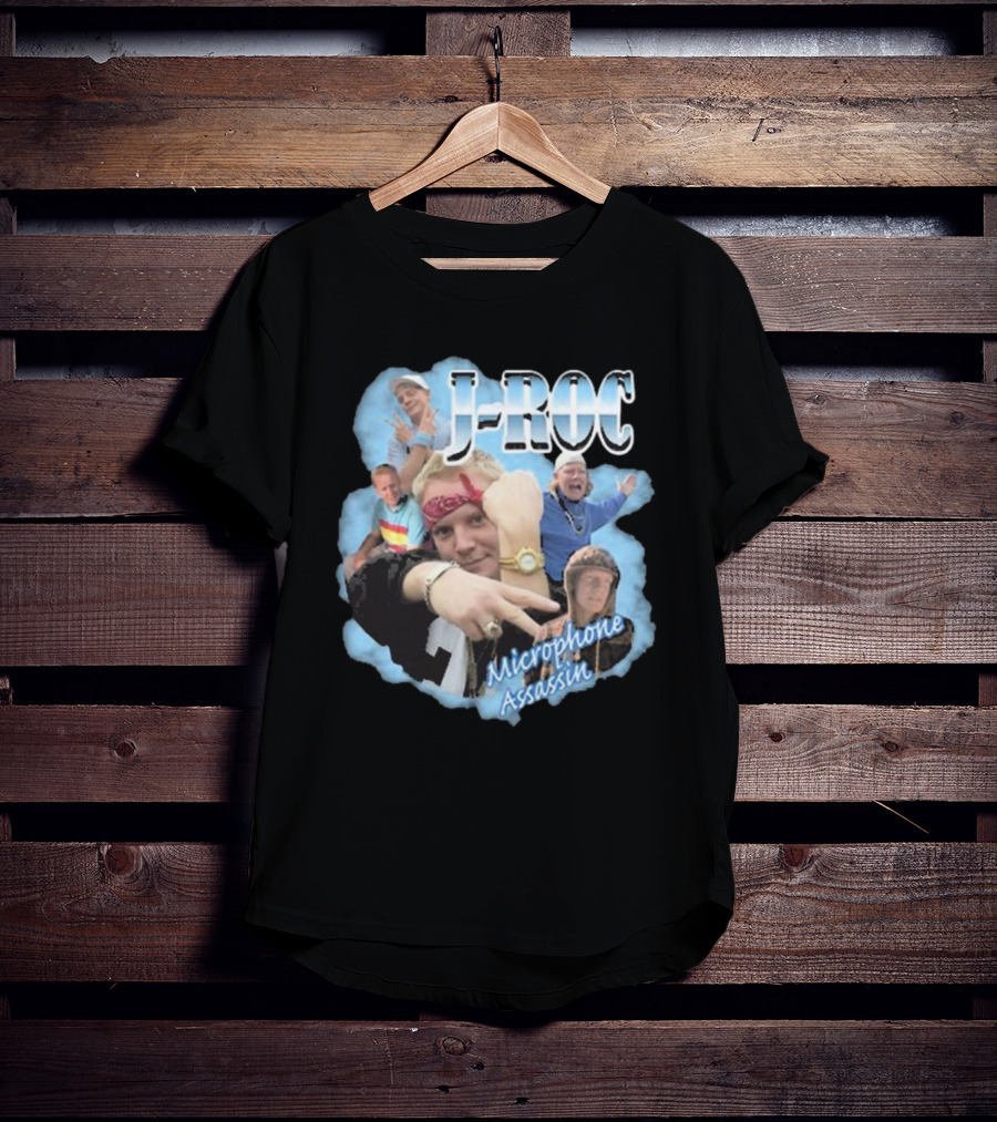 Trailer Park Boys J-Roc Microphone Assassin Multilayered Collage T-Shirt