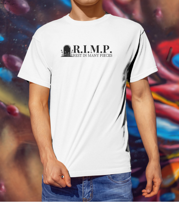 R.I.M.P. Rest In Many Pieces Gravestone T-Shirt