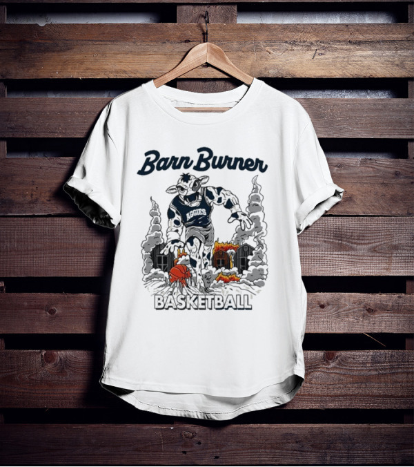 Barn Burner Aggies Basketball Tys Dyes Cowstorm T-Shirt