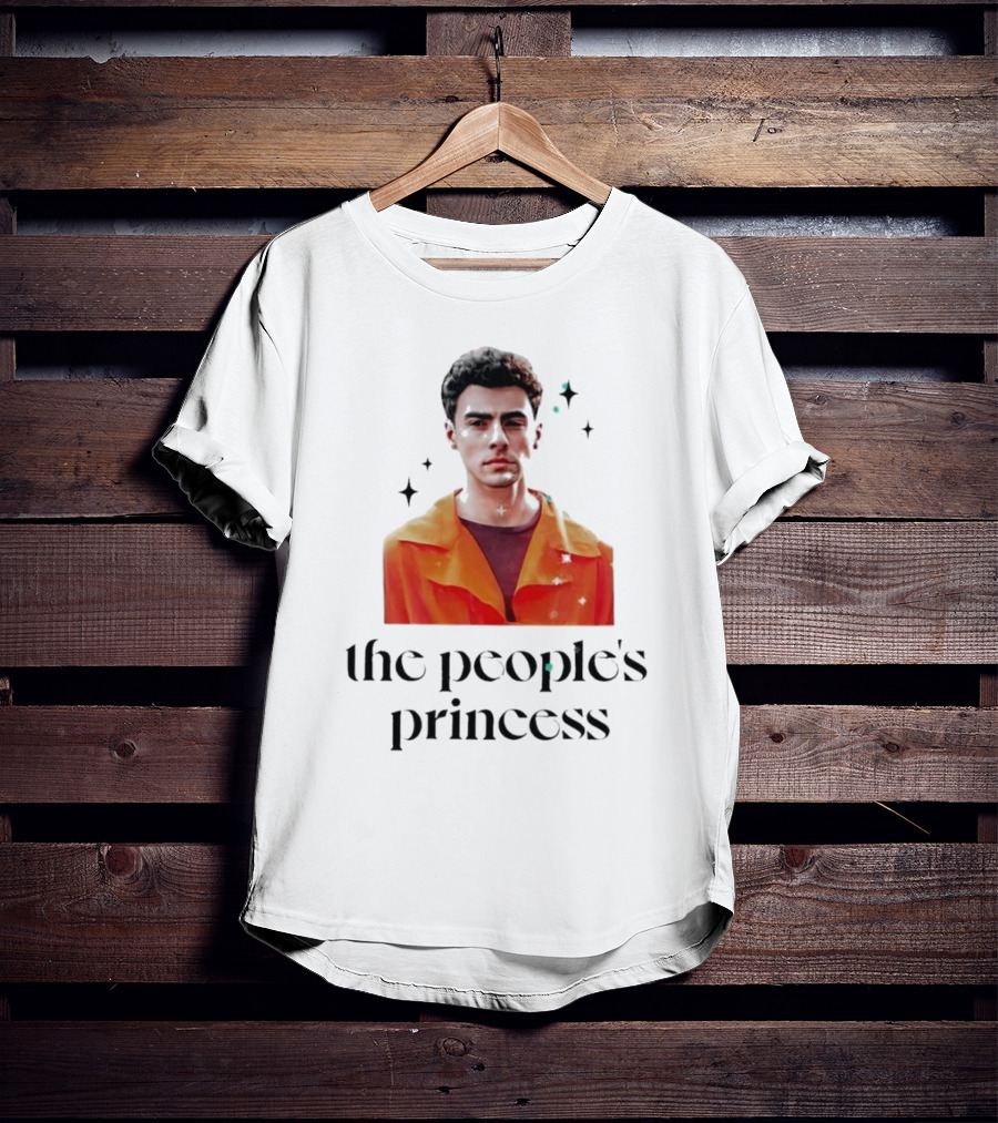 Luigi Mangione The People's Princess Sparkling Portrait T-Shirt