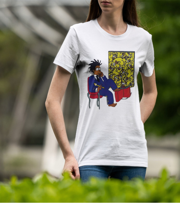 Jay Z Simpson Basquiat-Inspired Simpsons Mashup T-Shirt