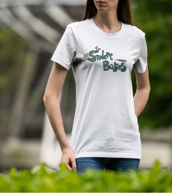 Student Bodies Cartoon Character Pencil Icon T-Shirt