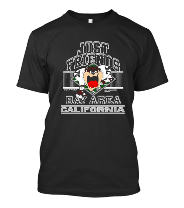 Just Friends Taz Bay Area California Party People Mascot T-Shirt