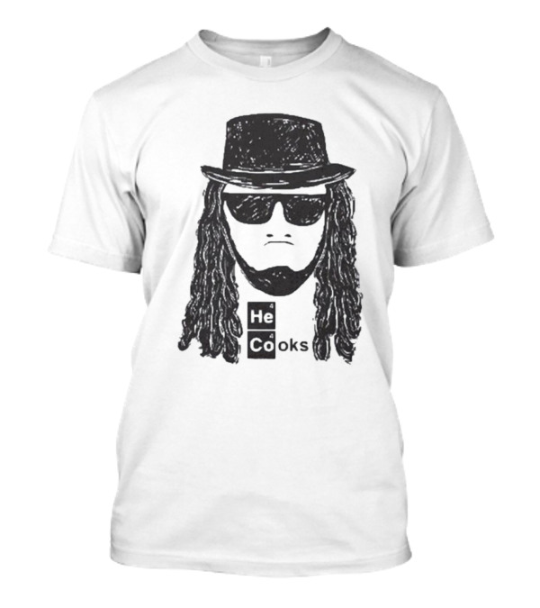 James Cook He Cooks Breaking Bad Parody With Funny Science Twist T-Shirt